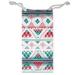 Aztec Ethnic Seamless Pattern Jewelry Bag