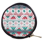 Aztec Ethnic Seamless Pattern Mini Makeup Bag Front