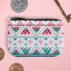 Aztec Ethnic Seamless Pattern Mini Coin Purse