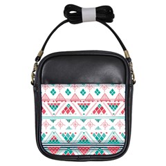 Aztec Ethnic Seamless Pattern Girls Sling Bag