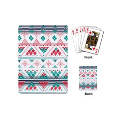 Aztec Ethnic Seamless Pattern Playing Cards Single Design (mini)