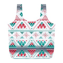 Aztec Ethnic Seamless Pattern Full Print Recycle Bag (l)