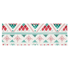 Aztec Ethnic Seamless Pattern Banner And Sign 6  X 2  by Jancukart