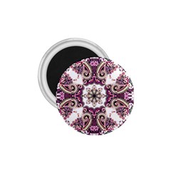 Multicolored Pattern Illustration Purple Peacock 1 75  Magnets