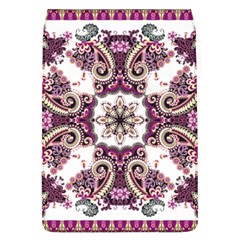 Multicolored Pattern Illustration Purple Peacock Removable Flap Cover (l) by Jancukart