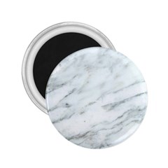 White Marble Texture Pattern 2 25  Magnets