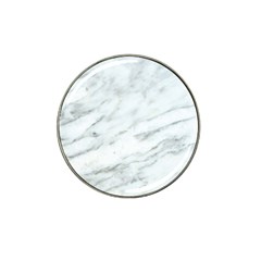 White Marble Texture Pattern Hat Clip Ball Marker