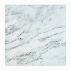 White Marble Texture Pattern Medium Glasses Cloth (2 Sides)