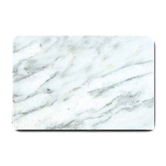 White Marble Texture Pattern Small Doormat 