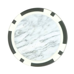 White Marble Texture Pattern Poker Chip Card Guard (10 Pack)