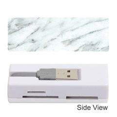 White Marble Texture Pattern Memory Card Reader (stick)