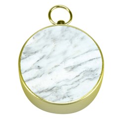 White Marble Texture Pattern Gold Compasses