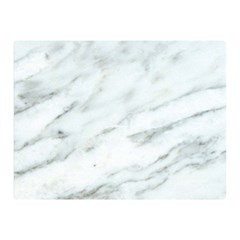 White Marble Texture Pattern Double Sided Flano Blanket (mini) 