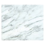 White Marble Texture Pattern Double Sided Flano Blanket (Small)  50 x40  Blanket Front