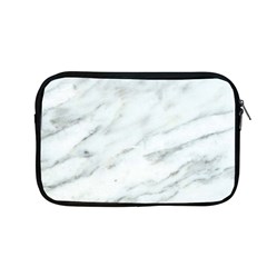 White Marble Texture Pattern Apple Macbook Pro 13  Zipper Case