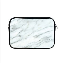 White Marble Texture Pattern Apple Macbook Pro 15  Zipper Case