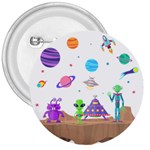 Alien Ufo Star Universe Star Vector Image 3  Buttons Front