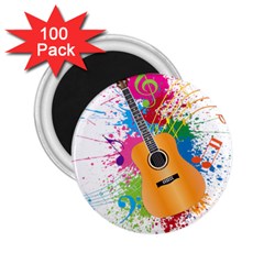 String Instrument Acoustic Guitar 2 25  Magnets (100 Pack) 