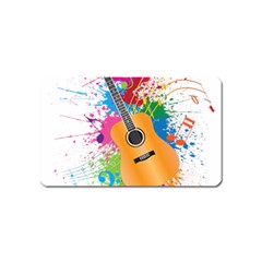 String Instrument Acoustic Guitar Magnet (name Card)