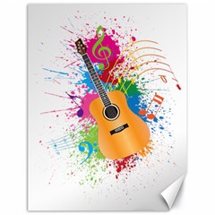 String Instrument Acoustic Guitar Canvas 18  X 24  by Jancukart