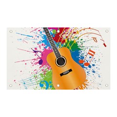 String Instrument Acoustic Guitar Banner And Sign 5  X 3 