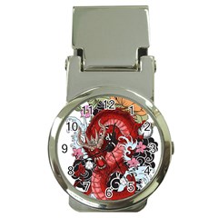 Drawing Red Dragon Legendary Money Clip Watches