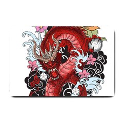 Drawing Red Dragon Legendary Small Doormat 