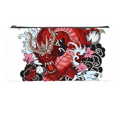 Drawing Red Dragon Legendary Pencil Case by Jancukart