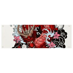 Drawing Red Dragon Legendary Banner And Sign 9  X 3 