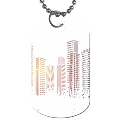 Buildings, Building City Building Condominium Skyscraper Dog Tag (two Sides)