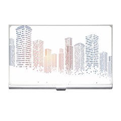 Buildings, Building City Building Condominium Skyscraper Business Card Holder by Jancukart