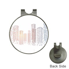 Buildings, Building City Building Condominium Skyscraper Hat Clips With Golf Markers by Jancukart