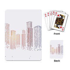 Buildings, Building City Building Condominium Skyscraper Playing Cards Single Design (rectangle)