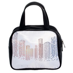 Buildings, Building City Building Condominium Skyscraper Classic Handbag (two Sides) by Jancukart