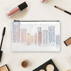 Buildings, Building City Building Condominium Skyscraper Cosmetic Bag (medium)