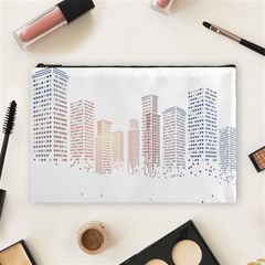 Buildings, Building City Building Condominium Skyscraper Cosmetic Bag (large)