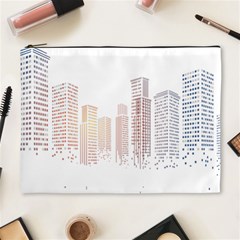 Buildings, Building City Building Condominium Skyscraper Cosmetic Bag (xl) by Jancukart