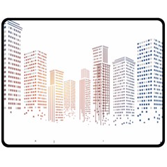 Buildings, Building City Building Condominium Skyscraper Fleece Blanket (medium) 