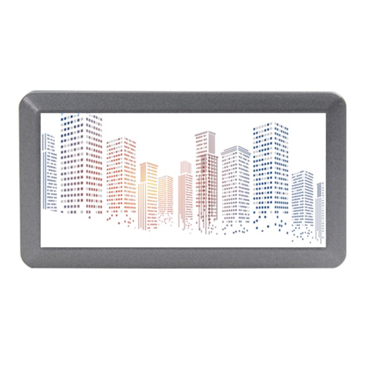 Buildings, Building City Building Condominium Skyscraper Memory Card Reader (Mini)