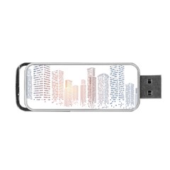 Buildings, Building City Building Condominium Skyscraper Portable Usb Flash (one Side)