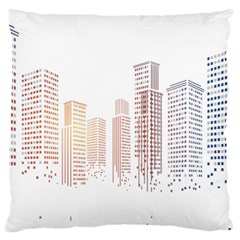 Buildings, Building City Building Condominium Skyscraper Standard Flano Cushion Case (one Side) by Jancukart