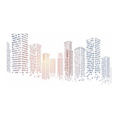 Buildings, Building City Building Condominium Skyscraper Satin Wrap 35  X 70  by Jancukart