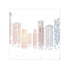 Buildings, Building City Building Condominium Skyscraper Square Satin Scarf (30  X 30 ) by Jancukart