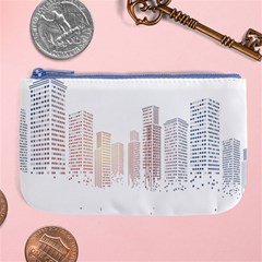 Buildings, Building City Building Condominium Skyscraper Large Coin Purse