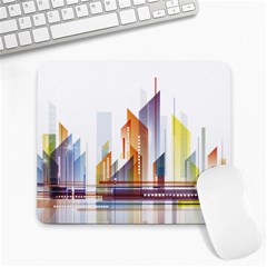 Building Artwork City Building Large Mousepads