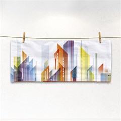 Building Artwork City Building Hand Towel