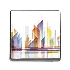 Building Artwork City Building Memory Card Reader (square 5 Slot)