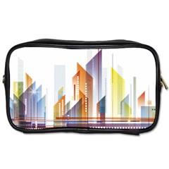 Building Artwork City Building Toiletries Bag (two Sides) by Jancukart