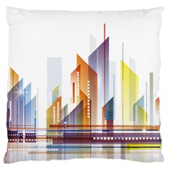 Building Artwork City Building Standard Flano Cushion Case (two Sides) by Jancukart