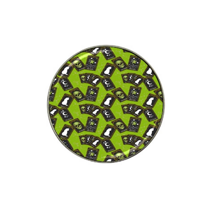 Cats And Skulls - Modern Halloween  Hat Clip Ball Marker (4 pack)